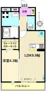 ココレジデンス【1階】の間取り