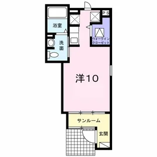 ホワイトヒューレ II【1階】の間取り