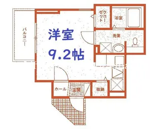 サンフローリッシュ II【1階】の間取り