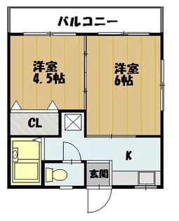 グレース矢沢A棟【1階】の間取り