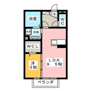 コーポ NC【2階】の間取り