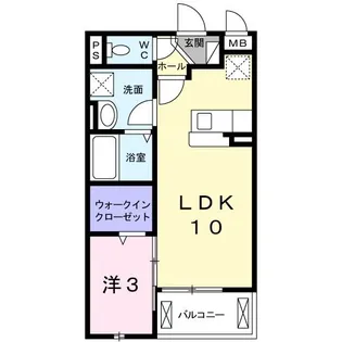 サニーヴィラ エテルノM【3階】の間取り