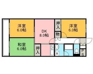 ダンデライアン鵠沼【3階】の間取り