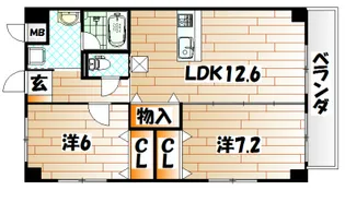 パティナ足立【2階】の間取り