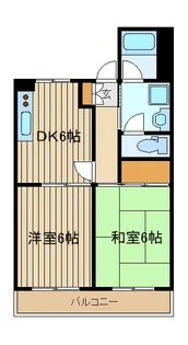 ハイライフ石神井【4階】の間取り