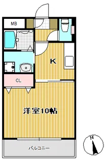 五橋ライフ【2階】の間取り