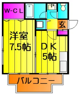 アドレ志茂【2階】の間取り