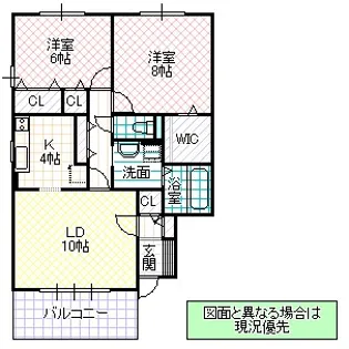ROYAL GARDEN CASAHARA O棟【1階】の間取り