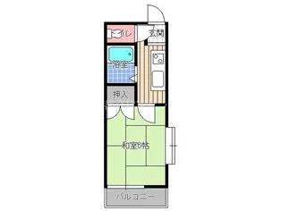 クロスハイツ【2階】の間取り
