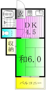 原田コーポ【2階】の間取り