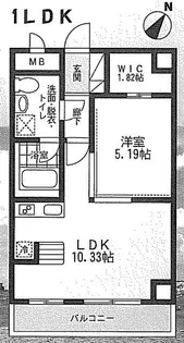 ダイワティアラ村上III【8階】の間取り