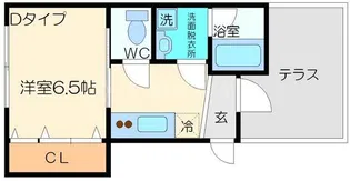 センコート・パトル【1階】の間取り