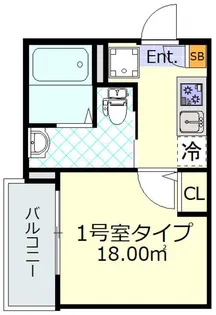 オーガスタコート下井草【1階】の間取り