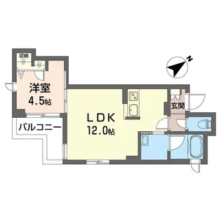 アポロズーム【1階】の間取り