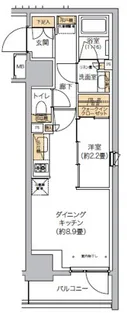 リビオメゾン西麻布【8階】の間取り