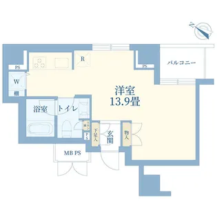 パークハウス渋谷山手【6階】の間取り