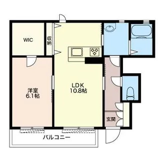 グリナージュB【1階】の間取り