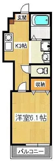 サンライズ船橋塚田【2階】の間取り