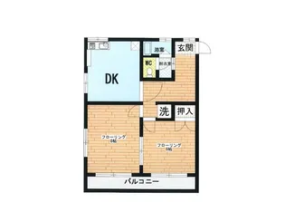 橘川ハイツ【3階】の間取り