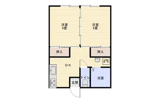 コーポ小原【2階】の間取り