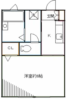 ラ・セリーズ【1階】の間取り