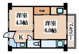 ビレッジハウス西町【3階】の間取り