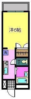 サカイプラザS【4階】の間取り