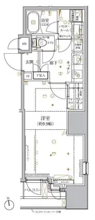 クレイシア神田淡路町【7階】の間取り