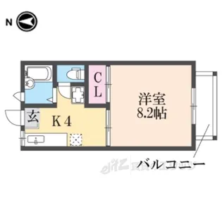 ヌーヴェルエトワール【2階】の間取り