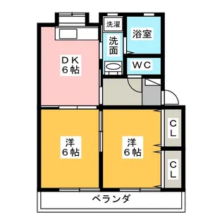 Villa Cosmos A【1階】の間取り