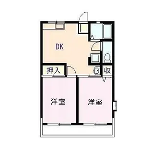 シティハイム アンダンテ【1階】の間取り