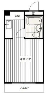 マンション若鮎【2階】の間取り
