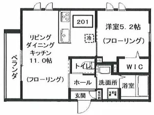 仮)へーベルメゾン代々木上原【2階】の間取り