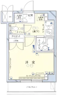 ルーブル上高井戸【5階】の間取り