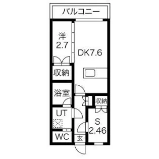 KARIN MANSION足利【2階】の間取り