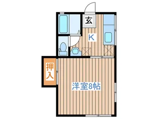 ハイライフ長町III【1階】の間取り