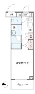 パレステュディオ音羽【4階】の間取り