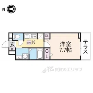 アンジュドボヌール香里園【3階】の間取り
