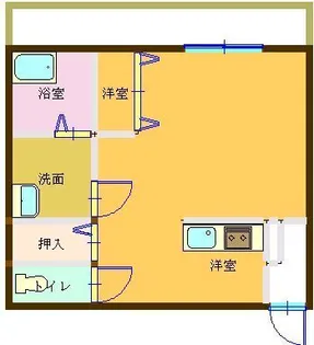 ルシアル・クレール【1階】の間取り