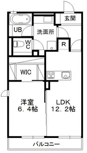 ヒルズレジデンシャルH【2階】の間取り