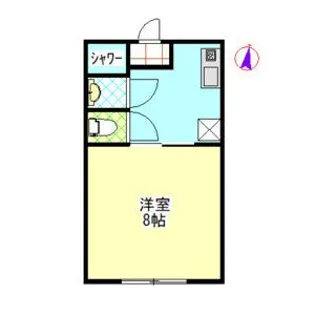 コーポ緑苑【1階】の間取り
