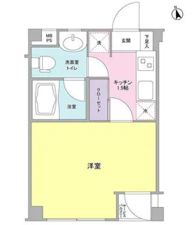 カルディア荏原中延【2階】の間取り