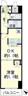 NICEアーバンスピリッツ生麦【3階】の間取り