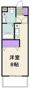 TKフラッツ草加【3階】の間取り