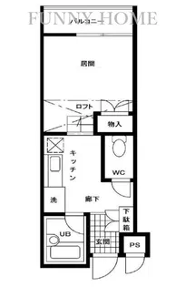 カンピーナ駒沢【2階】の間取り