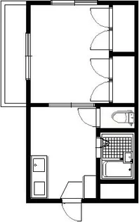 ハイツナラ3【1階】の間取り