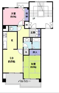 サンセチア文京【1階】の間取り