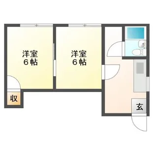 コーポ花田【3階】の間取り