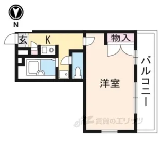 レオパレス関屋【2階】の間取り