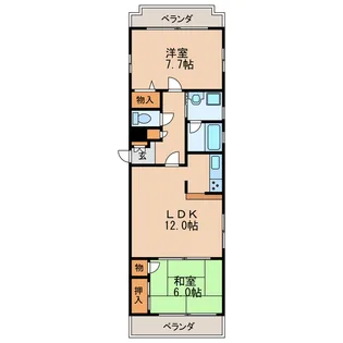 マ・メゾン【1階】の間取り